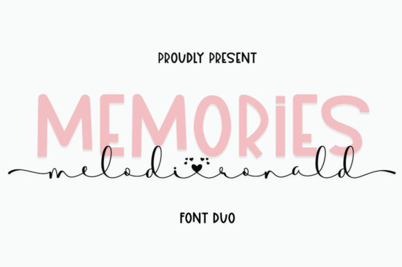 Memories Melodironald Font Poster 1