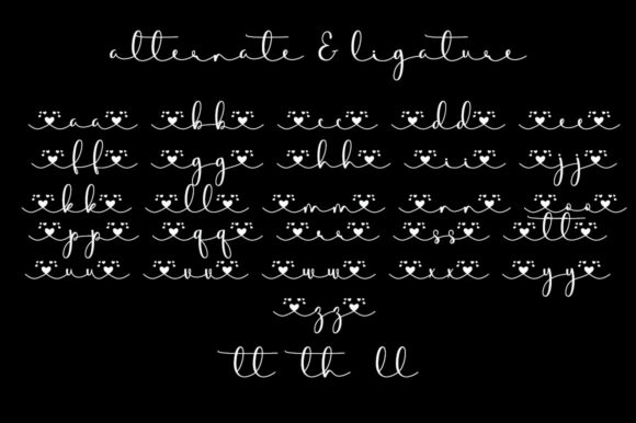 Memories Melodironald Font Poster 9