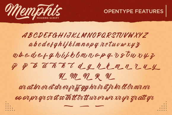Memphis Font Poster 11