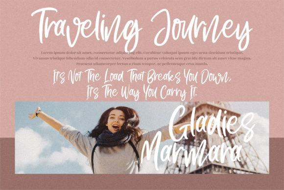 Menttari Sparkle Font Poster 6