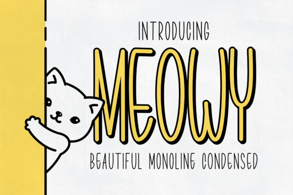 Meowy Font Poster 1