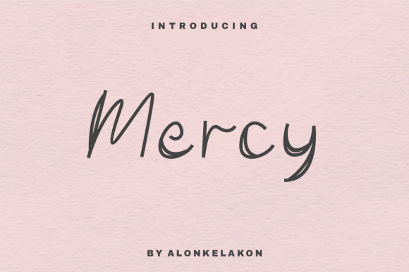 Mercy Font Mercy Font Poster 1