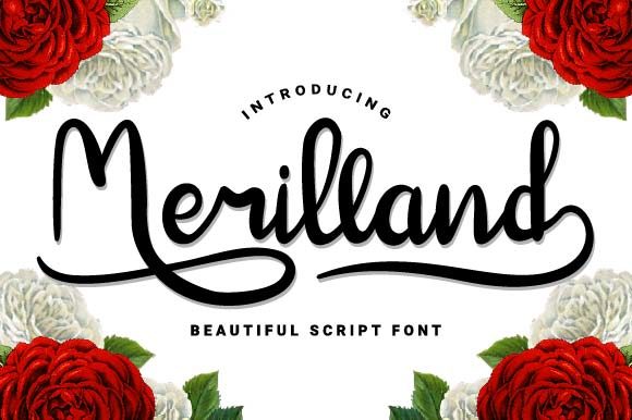 Merilland Font Poster 1