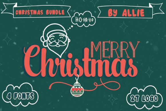 Merry Christmas Font Merry Christmas Font Poster 1