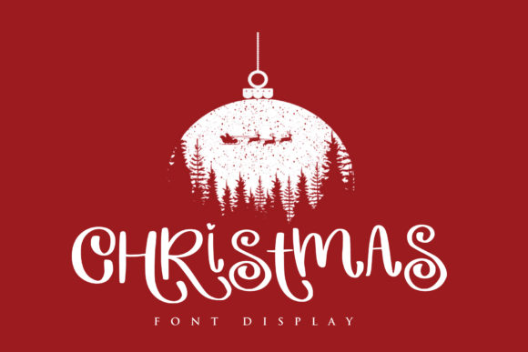 Merry Christmas Font Poster 3