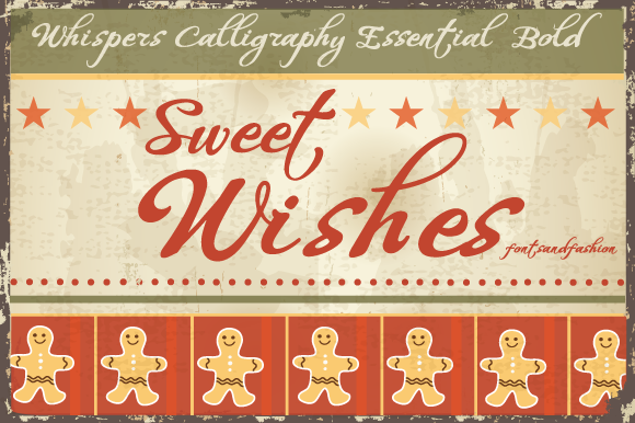 Merry Christmas Font Poster 3