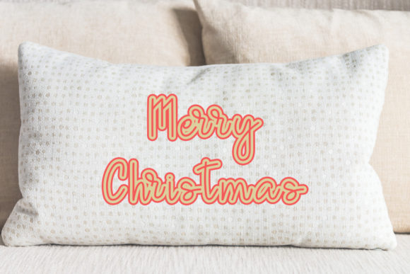 Merry Christmas Font Poster 4
