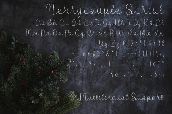 Merry Couple Font Poster 7