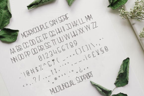 Merry Couple Font Poster 8
