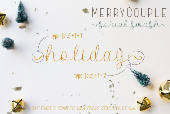 Merry Couple Font Poster 10