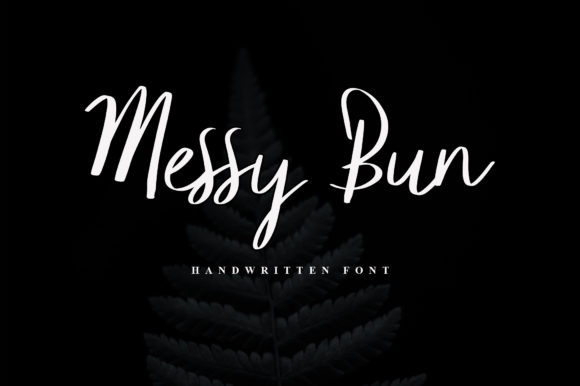 Messy Bun Font