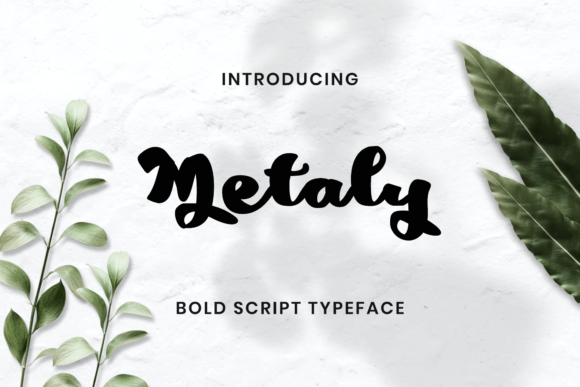 Metaly Font Poster 1