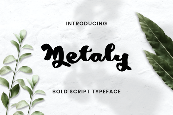 Metaly Font Metaly Font Poster 1