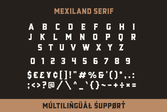 Mexiland Font Poster 9