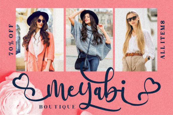 Meyabi Font Poster 9