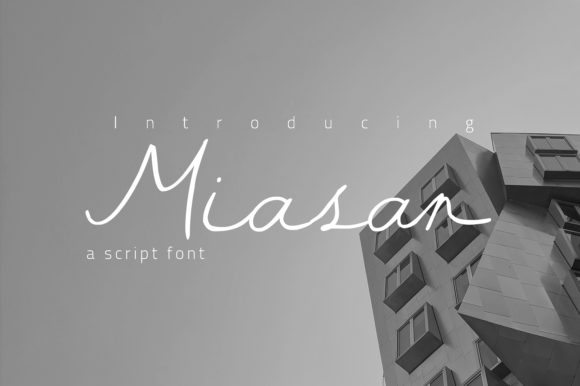 Miasan Font Poster 1