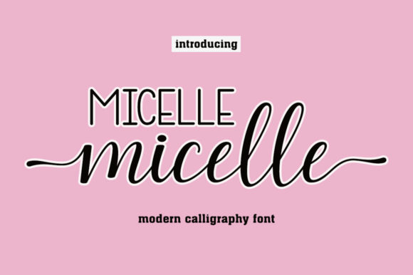 Micelle Font Poster 1