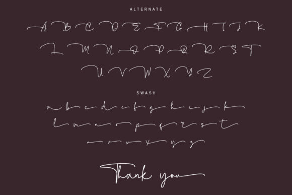 Michael Signature Font Poster 15