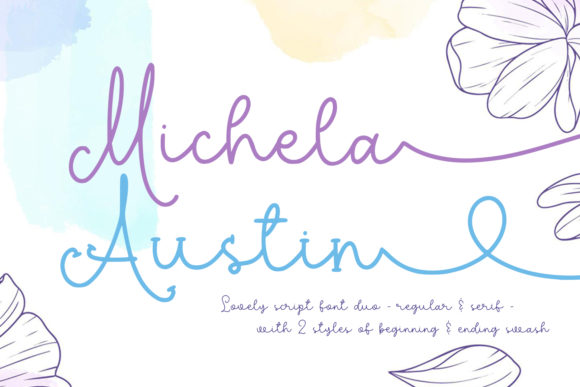 Michela Austin Font Poster 1