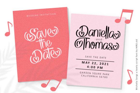 Michella Songs Font Poster 3