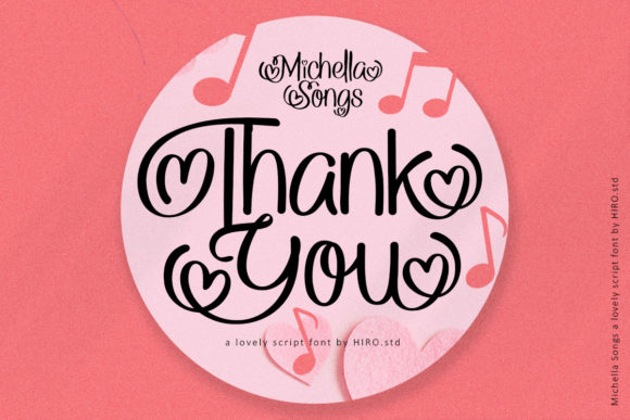 Michella Songs Font Poster 10