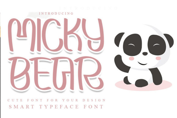 Micky Bear Font Poster 1