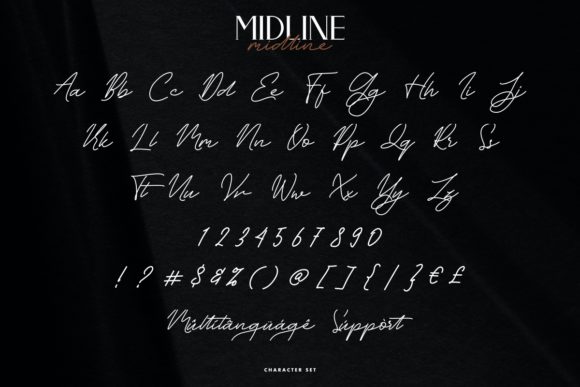 Midline Font Poster 5