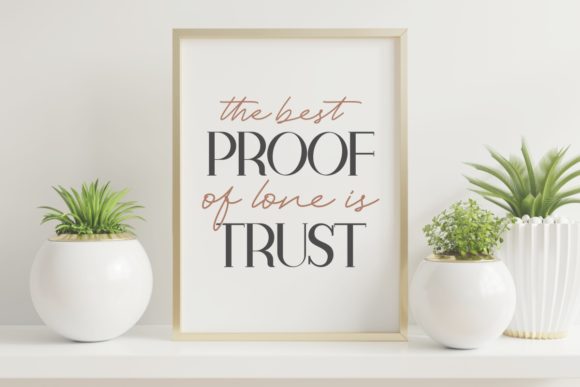 Midline Font Poster 6
