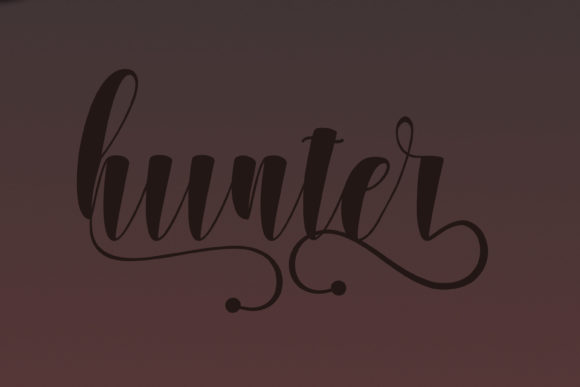 Midnight Font Poster 4