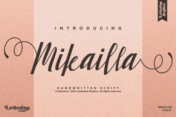 Mikailla Font Poster 1