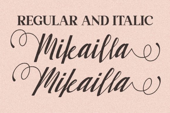 Mikailla Font Poster 19