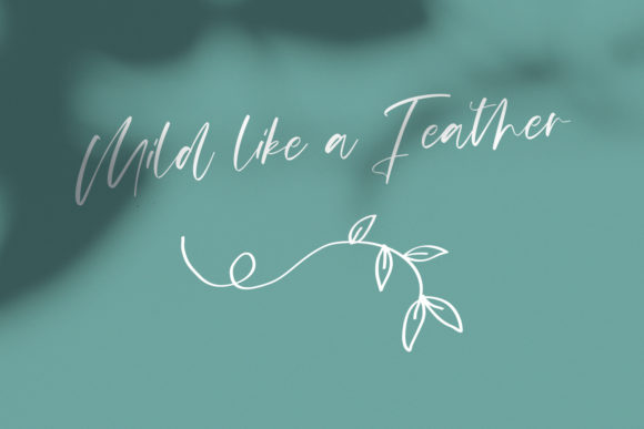 Mildlight Font Poster 3