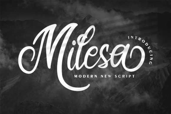 Milesa Font Poster 1