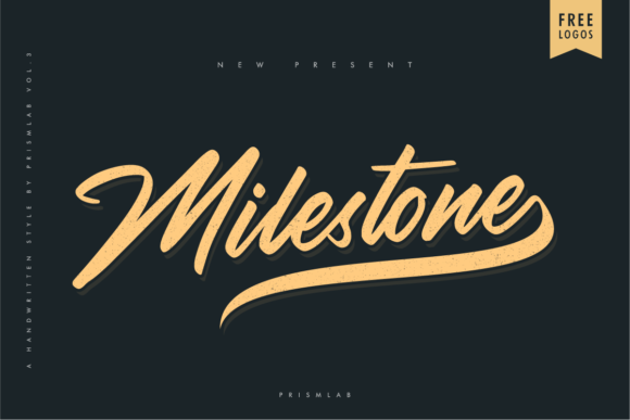 Milestone Font Poster 1