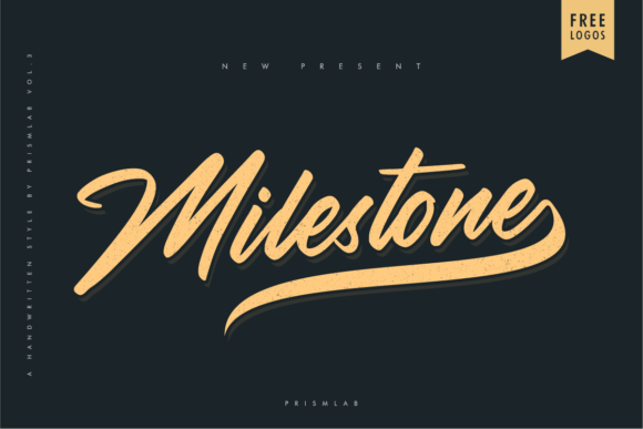 Milestone Font Milestone Font Poster 1