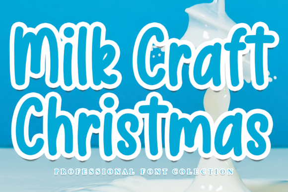 Milk Craft Christmas Font
