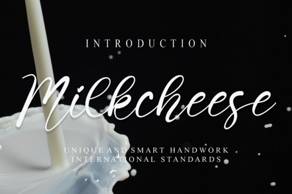 Milkcheese Font Poster 1