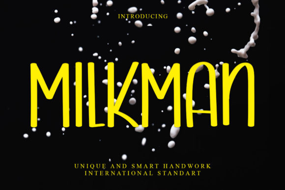 Milkman Font Poster 1