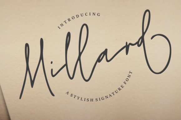Millard Font Poster 1