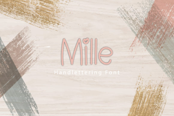 Mille Font Poster 1