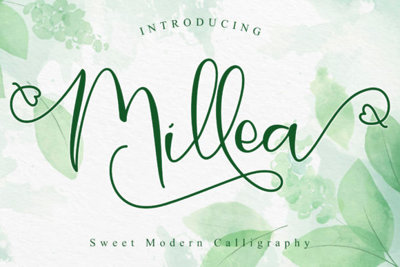 Millea Font Poster 1