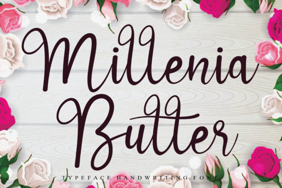 Millenia Butter Font Poster 1