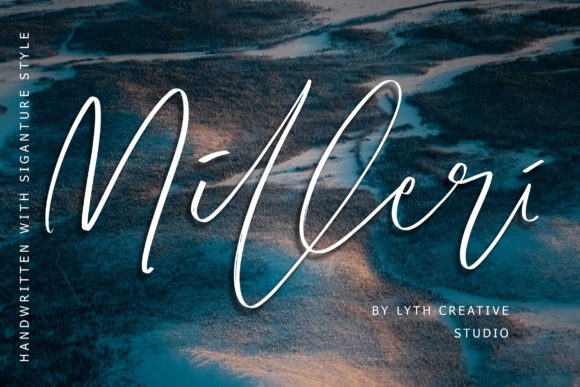 Milleri Font Poster 1