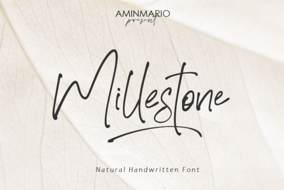 Millestone Font Poster 1