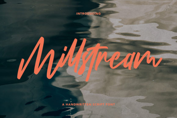 Millstream Font Poster 1
