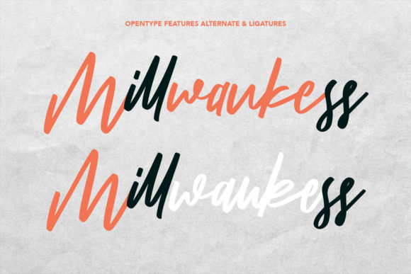 Millstream Font Poster 8