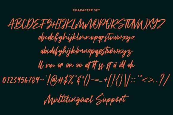 Millstream Font Poster 9