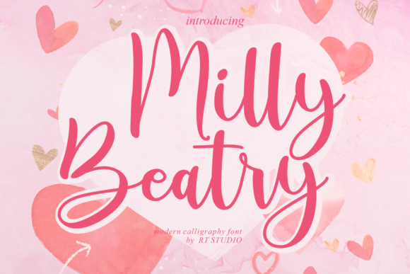 Milly Beatry Font Poster 1