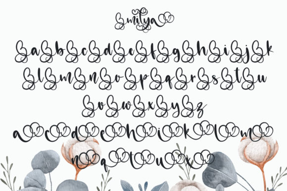 Milya Font Poster 11