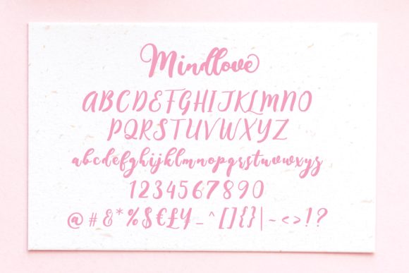 Mindlove Font Poster 6